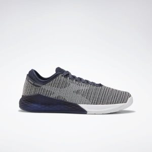 Reebok Nano 9.0 Trainingsschuhe Damen - Navy/Weiß/Silber - DE 587-GPV